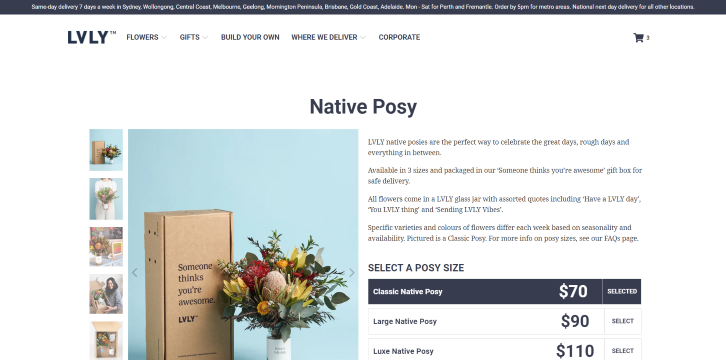 LVLY product page
